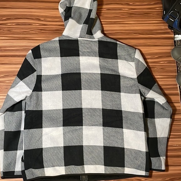 J Come Faux Fue Lined Fleece Lightweight Jacket Size XL - Picture 12 of 12